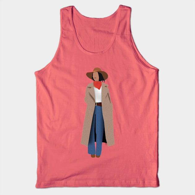 wild west girl Tank Top by Cybertrunk